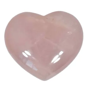 Rose Quartz Heart Carving [Medium]