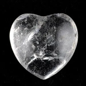 Clear Quartz Heart Carving [Small]