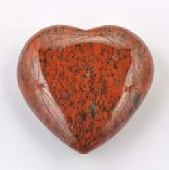 Breciated Jasper Heart Carving [Medium]